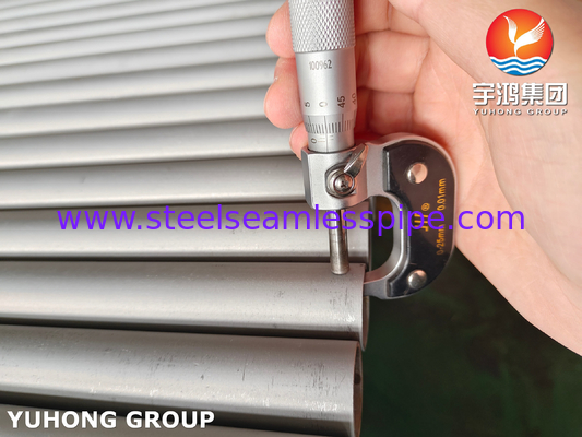لوله بدون درز از فولادی ضد زنگ ASTM A268 TP410 مبادله گرما