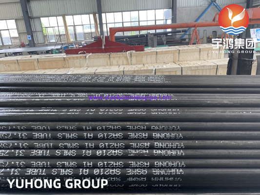 ASTM A210، ASME SA210 GR A1 لوله بدون درز فولاد کربن 100٪ ECT